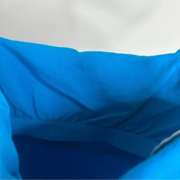 Moda International Vibrant Blue Ribbed Mini Dress SMALL - Picture 6 of 6